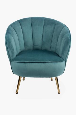 Scallop Arm Chair