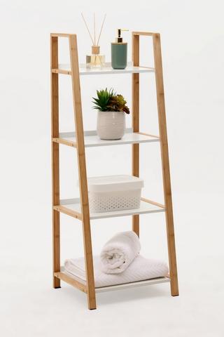 4 Tier Bamboo Shelf