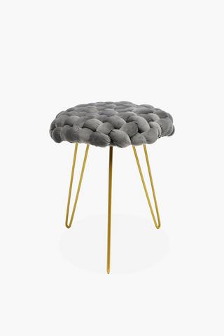 Velvet Hairpin Stool