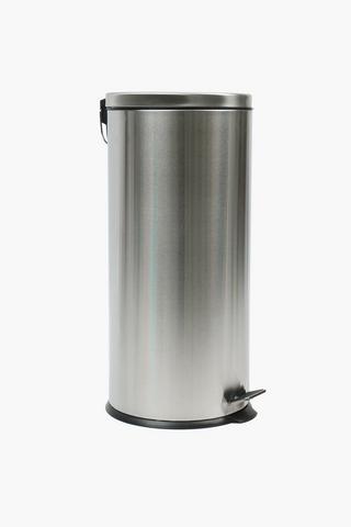 Stainless Steel Round Step Dustbin 30l