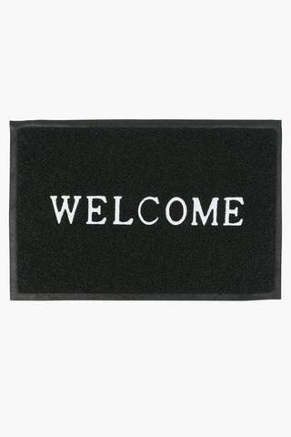 Coir And Pvc Welcome Door Mat, 37x57cm