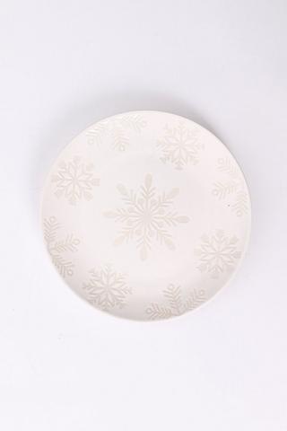 Snowflake Stoneware Side Plate