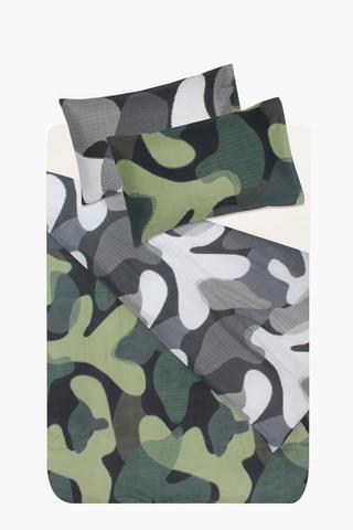 Polycotton Cameron Camo Duvet Cover Set