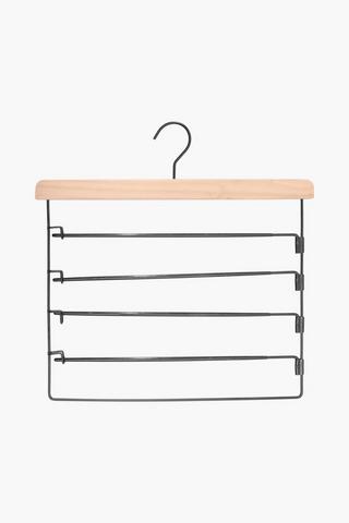 5 Tier Wooden Pants Hanger