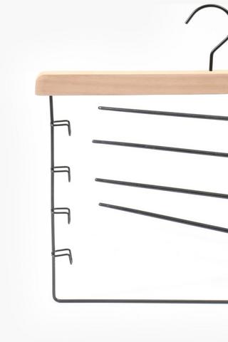 5 Tier Wooden Pants Hanger