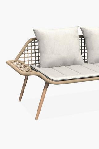 Rattan Sofa With Cushions