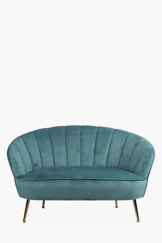 Pleated Love Seat