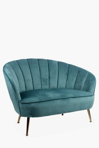 Pleated Love Seat
