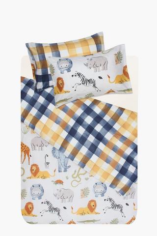 Soft Touch George Wildlife Reversible Duvet Cover Set
