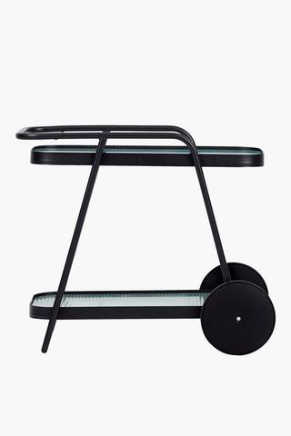 Metal And Glass Drinks Trolley
