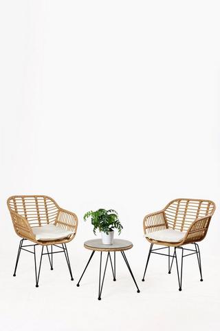 Rattan 3 Piece Set
