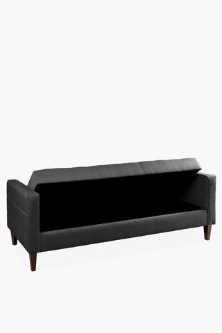 Deep Button Storage Sleeper Couch