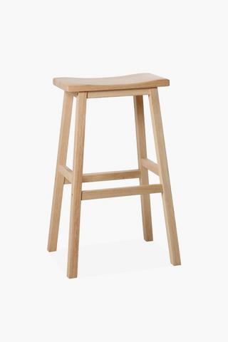 Curved Wooden Stool