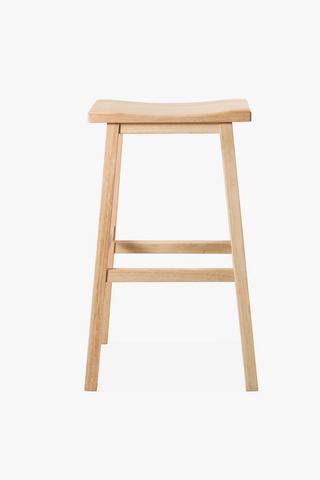 Curved Wooden Stool