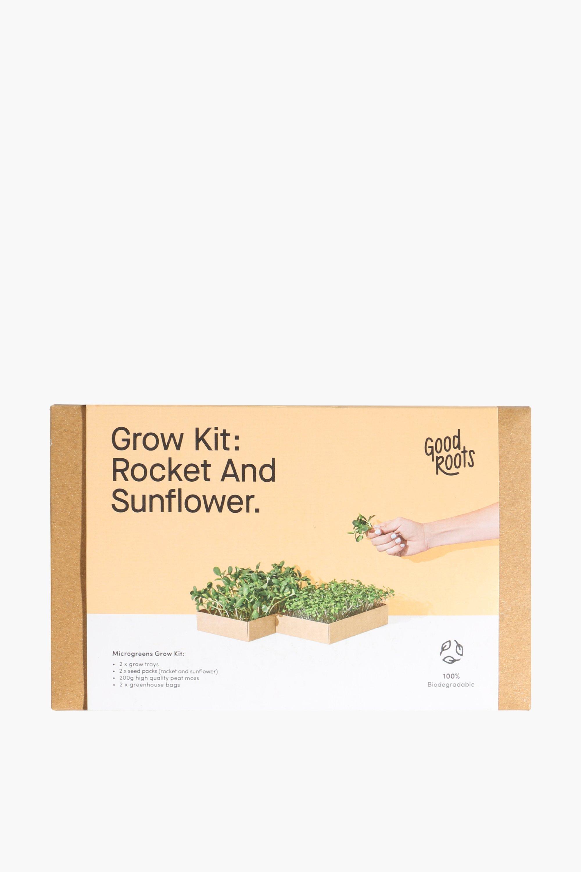 Microgreens Grow Kit: Rocket And Sunflower