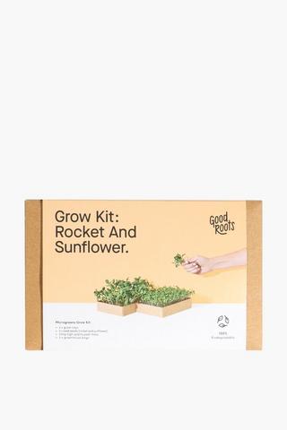 Microgreens Grow Kit: Rocket And Sunflower