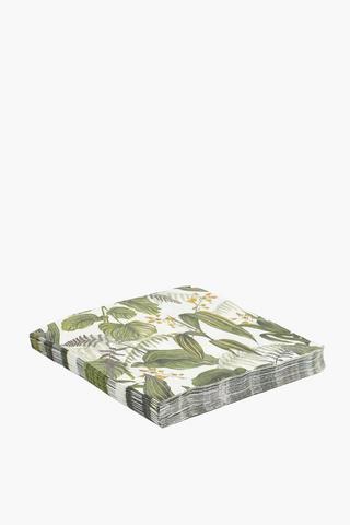 20 Pack Floral Serviettes