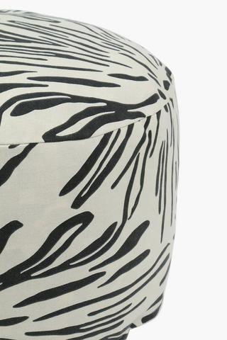 Printed Lindokuhle Pouffe , 50cm