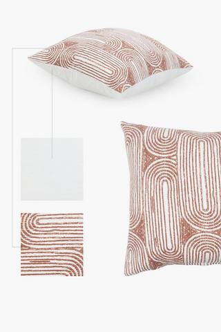 Printed Arch Scatter Cushion, 45x45cm