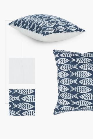 2 Pack Everly Coast Scatter Cushion Covers, 45x45cm