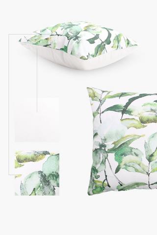 Printed Skylar Leaf Scatter Cushion Cover, 60x60cm