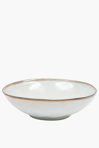 Two Tone Glaze Bowl Large