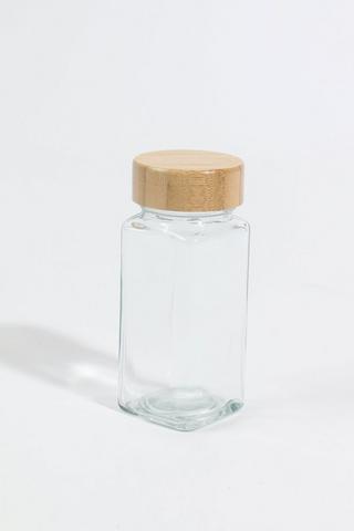 Bamboo Lid Spice Jar