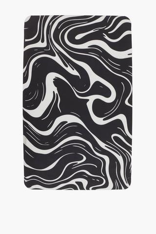 Non-slip Bamburg Abstract Rubber Mat, 50x80cm