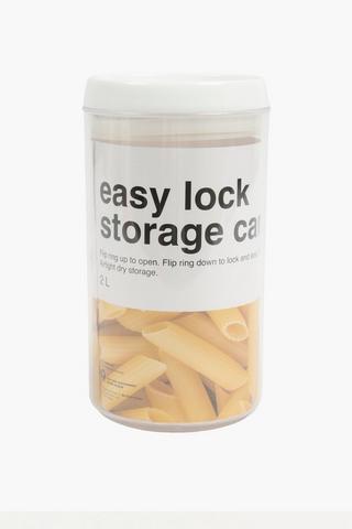 Round Easy Lock Food Container, 2l