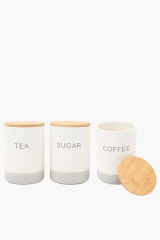 Set Of 3 Oribi Canisters