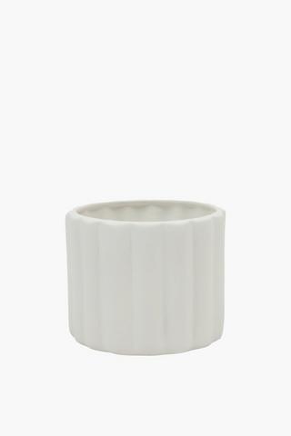 Vertical Wave Planter, 12x15cm