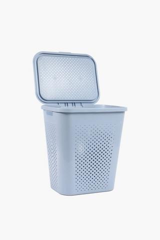 Plastic Dot Laundry Basket