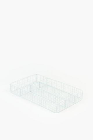 Metal Wire Cutlery Tray