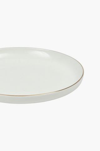 Metallic Rim Porcelain Side Plate