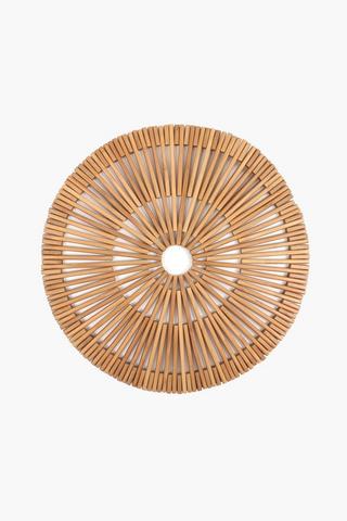Wooden Spiral Placemat