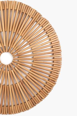 Wooden Spiral Placemat