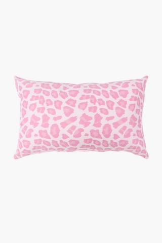 Soft Touch Printed Leopard Pillowcase