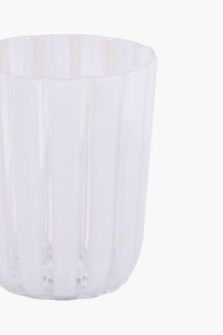 Stripe Plastic Tumbler