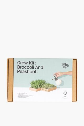 Microgreens Grow Kit: Broccoli And Peashoot