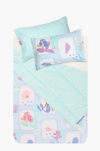 Soft Touch Glow In The Dark Mermaid Reversible Comforter Set
