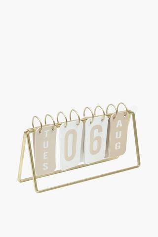 Classic Flip Calendar, 28x14cm