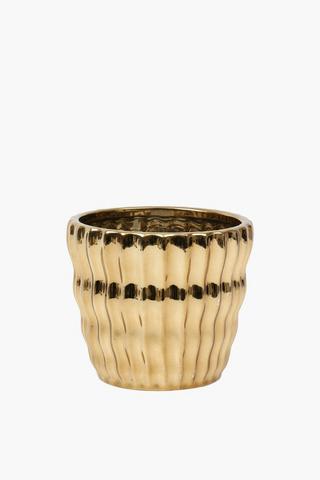 Jelly Groove Planter, 18cm