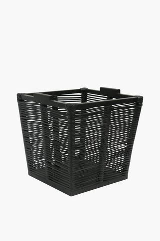 Square Woven Planter, 43x42cm