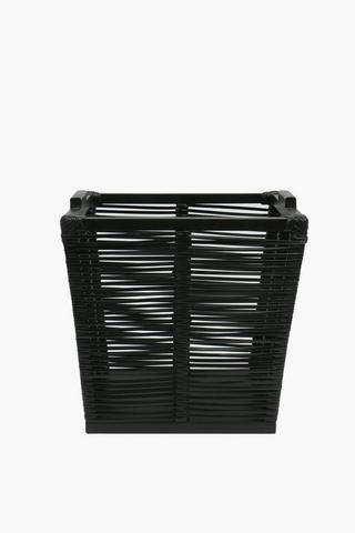 Square Woven Planter, 43x42cm