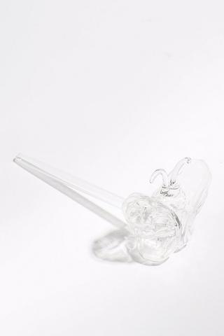 Glass Butterfly Watering Stem, 22cm
