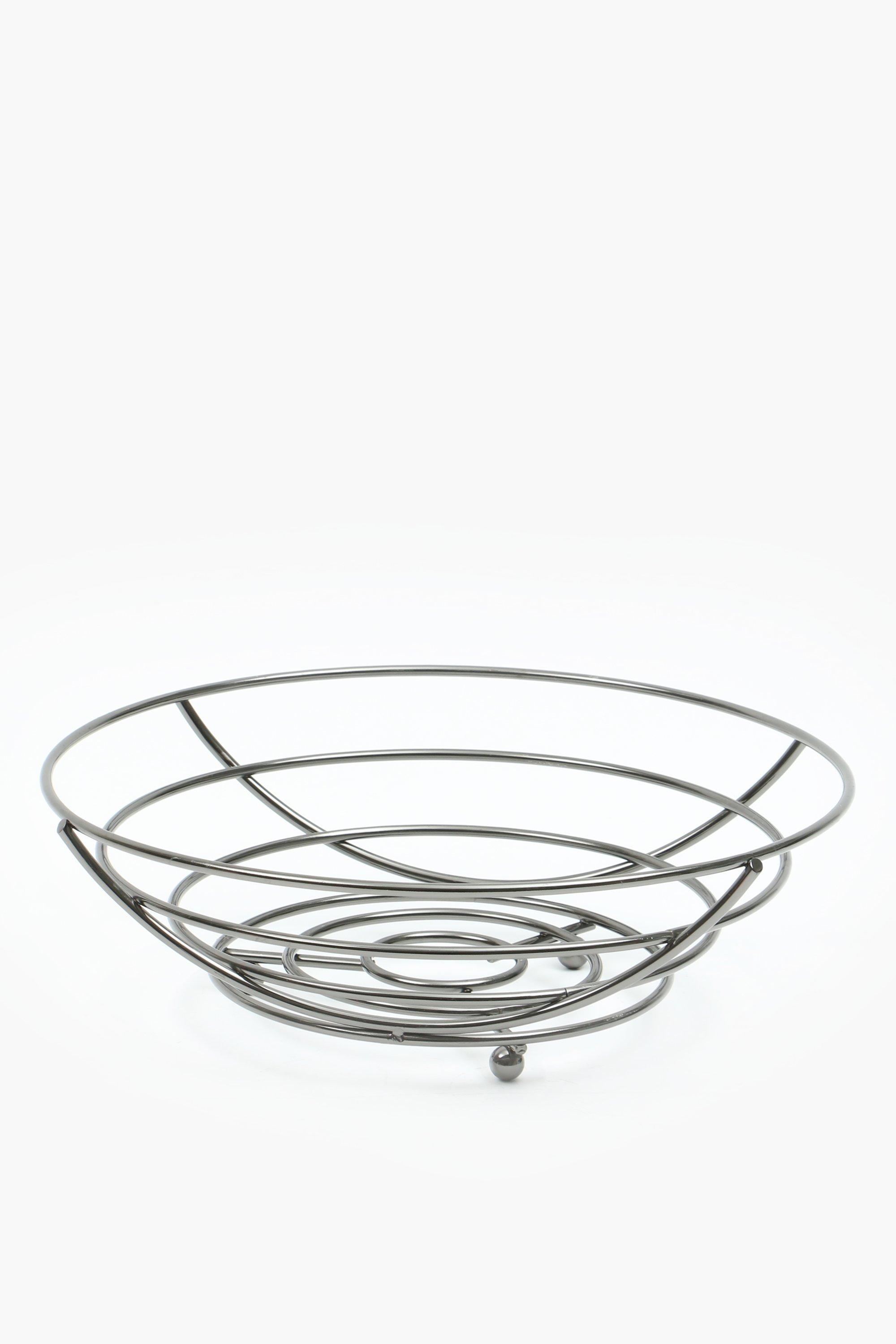 Gunmetal Fruit Basket