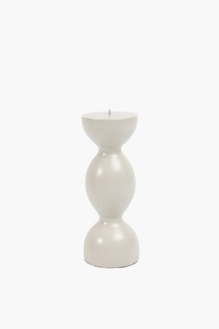 Nzinga Pillar Candle Holder, 10x26cm