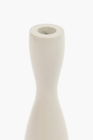 Nzinga Wooden Candle Holder, 7x25cm