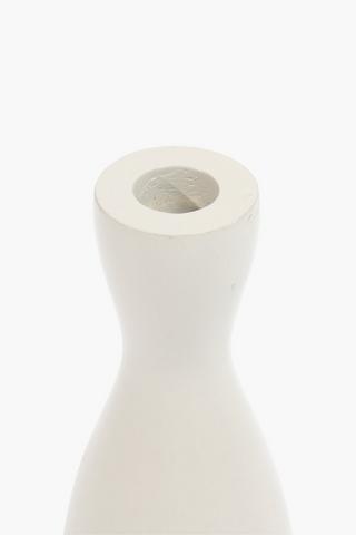 Nzinga Wooden Candle Holder,  7x16cm