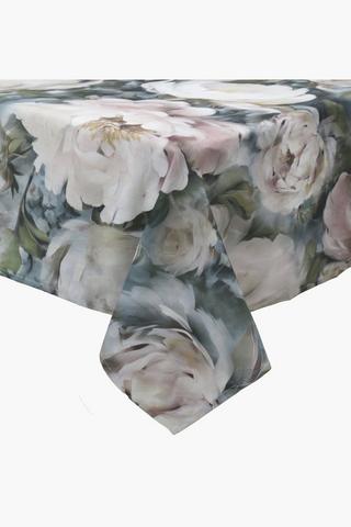 Floral Cotton Tablecloth, 135x230cm